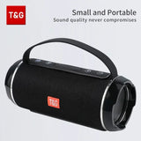 T&G Bluetooth Speaker TG116c TWS Wireless Powerful Box Portable Outdoor Speakers Waterproof Subwoofer 3D Stereo Sound HandsFree