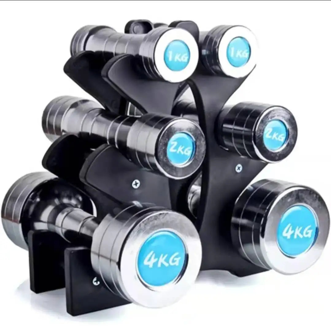 Kettlebell Tree Holder Rack Dumbbell Shelf Fitness Fixing Triangle Shaped Stand Dumbbell Storage Bracket Holder Gym Accessories