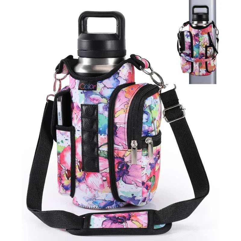 Magnetic Gym Bag, Water Bottle Holder Gym magnetic bag company, Magnetic Crossbody Gym Bag for Gym, Travel, Work and Sports