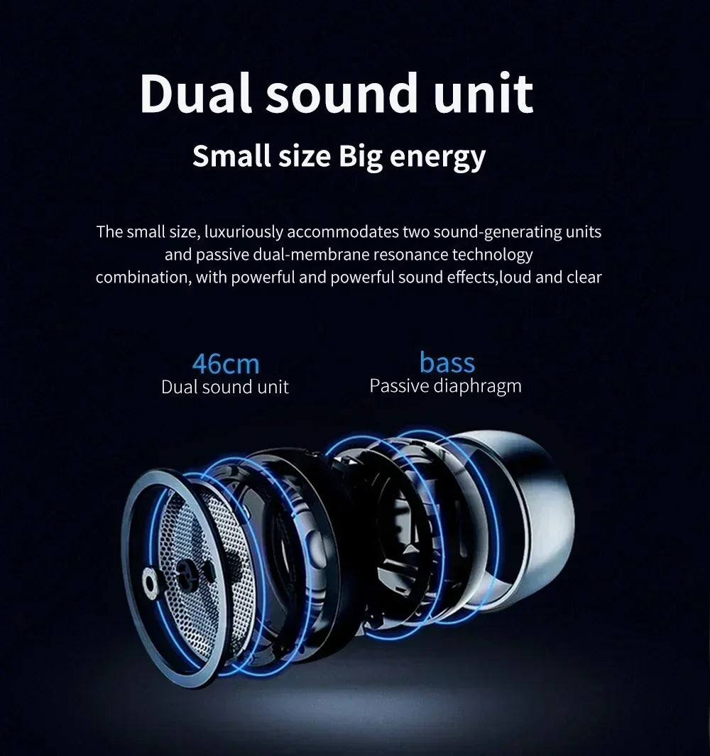 T&G Bluetooth Speaker TG116c TWS Wireless Powerful Box Portable Outdoor Speakers Waterproof Subwoofer 3D Stereo Sound HandsFree