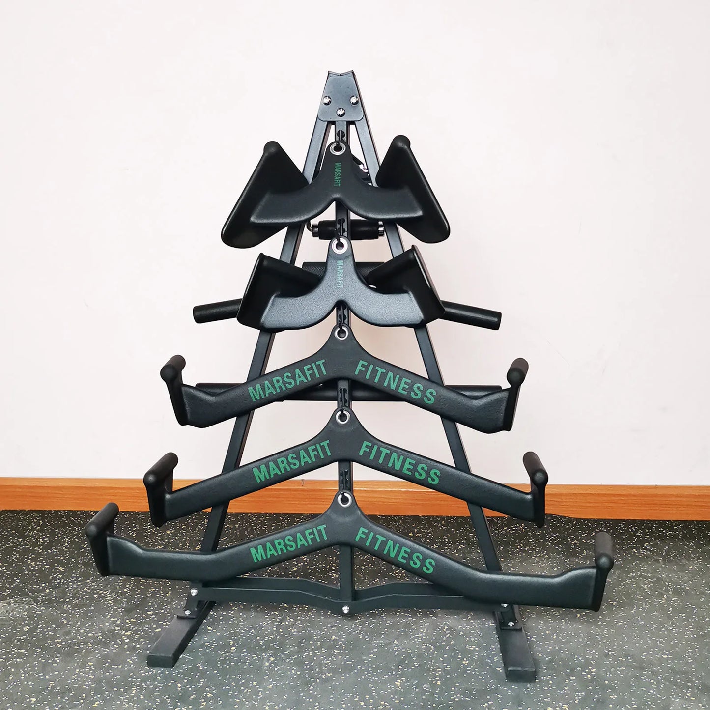 Detachable Floor/Wall Style Fitness Equipment Accessories Handle Placement Rack Gym Resistance Belt Storage Rack Space Saving