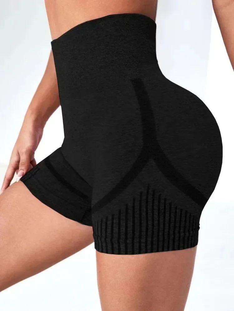 Women's High Waist Workout/Yoga Shorts