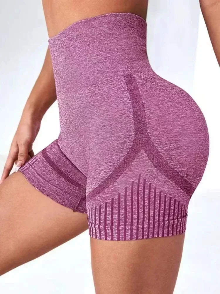 Women's High Waist Workout/Yoga Shorts