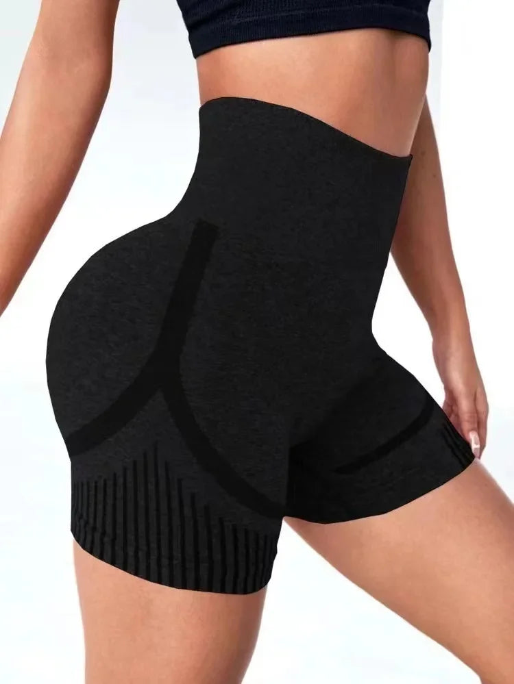 Women's High Waist Workout/Yoga Shorts