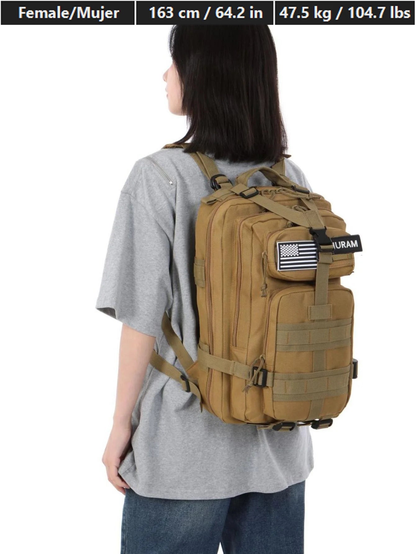 25L/50L Tactical/Fitness Backpack