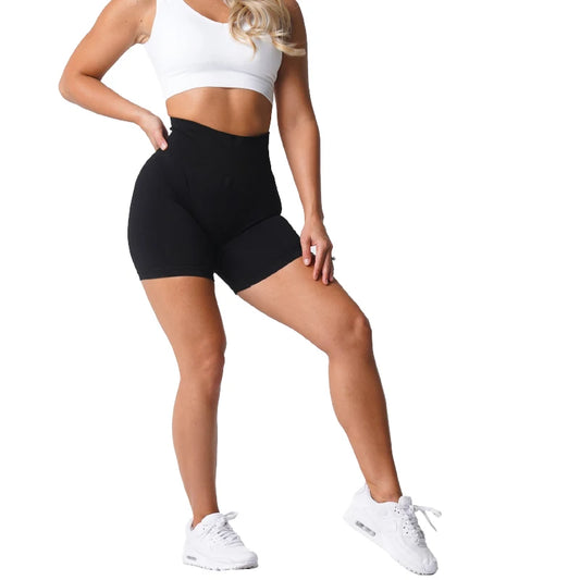 NVGTN High Waist Women's Workout Shorts