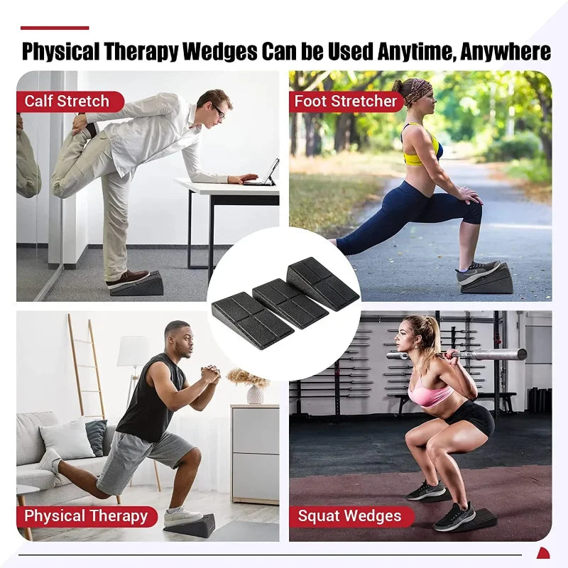 3Pcs/Set Squat Wedge Blocks