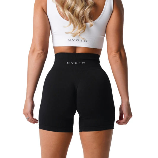 NVGTN High Waist Women's Workout Shorts