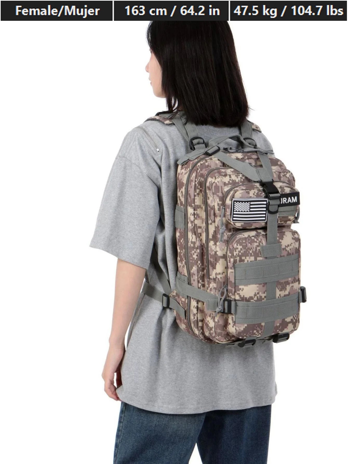 25L/50L Tactical/Fitness Backpack