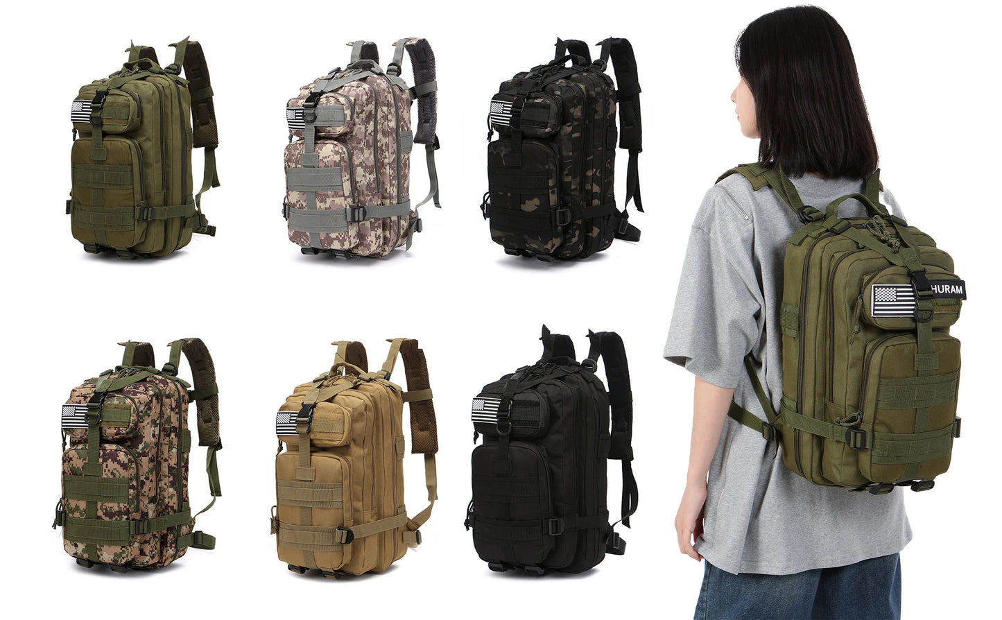 25L/50L Tactical/Fitness Backpack