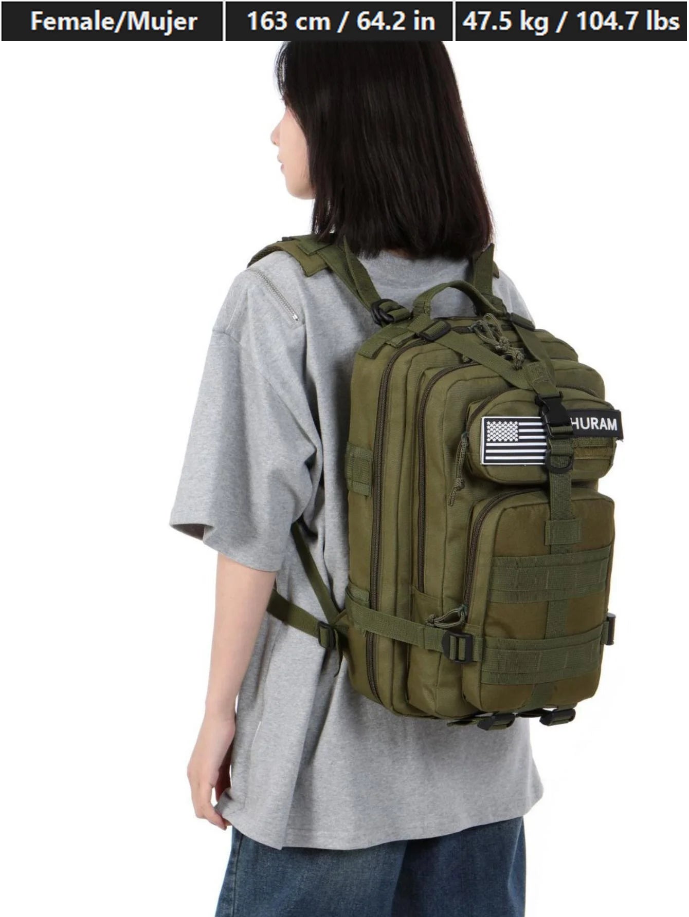 25L/50L Tactical/Fitness Backpack