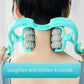 6-Wheel Cervical Spine Massage Roller Office Manual Multi-Function Relief Back Waist Shoulder Neck Clip Sports Equipment