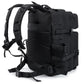 QT&QY 25L/45L Tactical Backpack for Women/men Laser Cut Molle survival Daypack School Bag Gym Rucksack with Dual Cup Holder